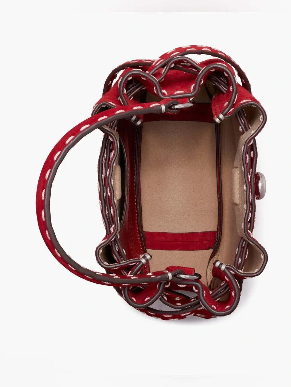 *NWT* Tory Burch Mini Romy Suede Bucket Bag